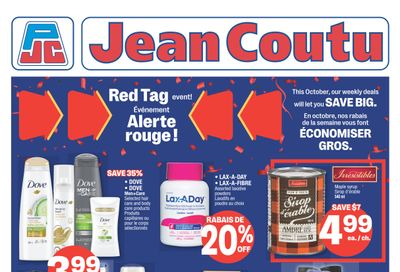 Jean Coutu (NB) Flyer October 20 to 26