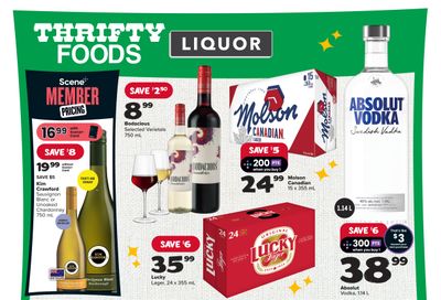 Thrifty Foods Liquor Flyer October 19 to 25