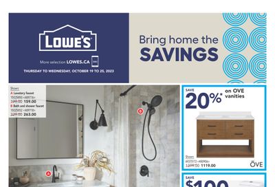 Lowe's (ON) Flyer October 19 to 25