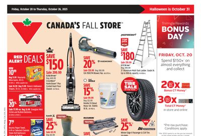 Canadian Tire (Atlantic) Flyer October 20 to 26