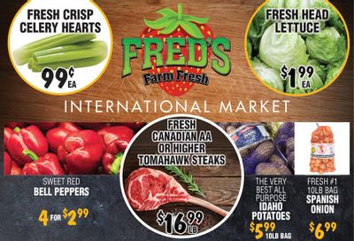 Fred's Farm Fresh Flyer October 18 to 24
