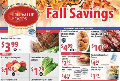 Tru Value Foods Flyer October 18 to 24