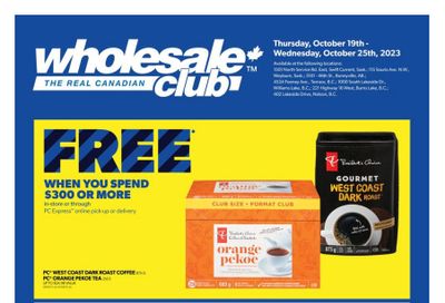 Real Canadian Wholesale Club Flyer October 19 to 25