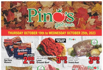 Pino's Flyer October 19 to 25