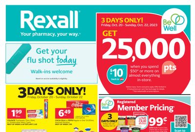 Rexall (AB, SK & MB) Flyer October 20 to 26