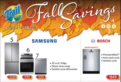 Trail Appliances (AB & SK) Flyer October 19 to 25