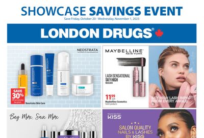 London Drugs Showcase Savings Event Flyer October 20 to November 1