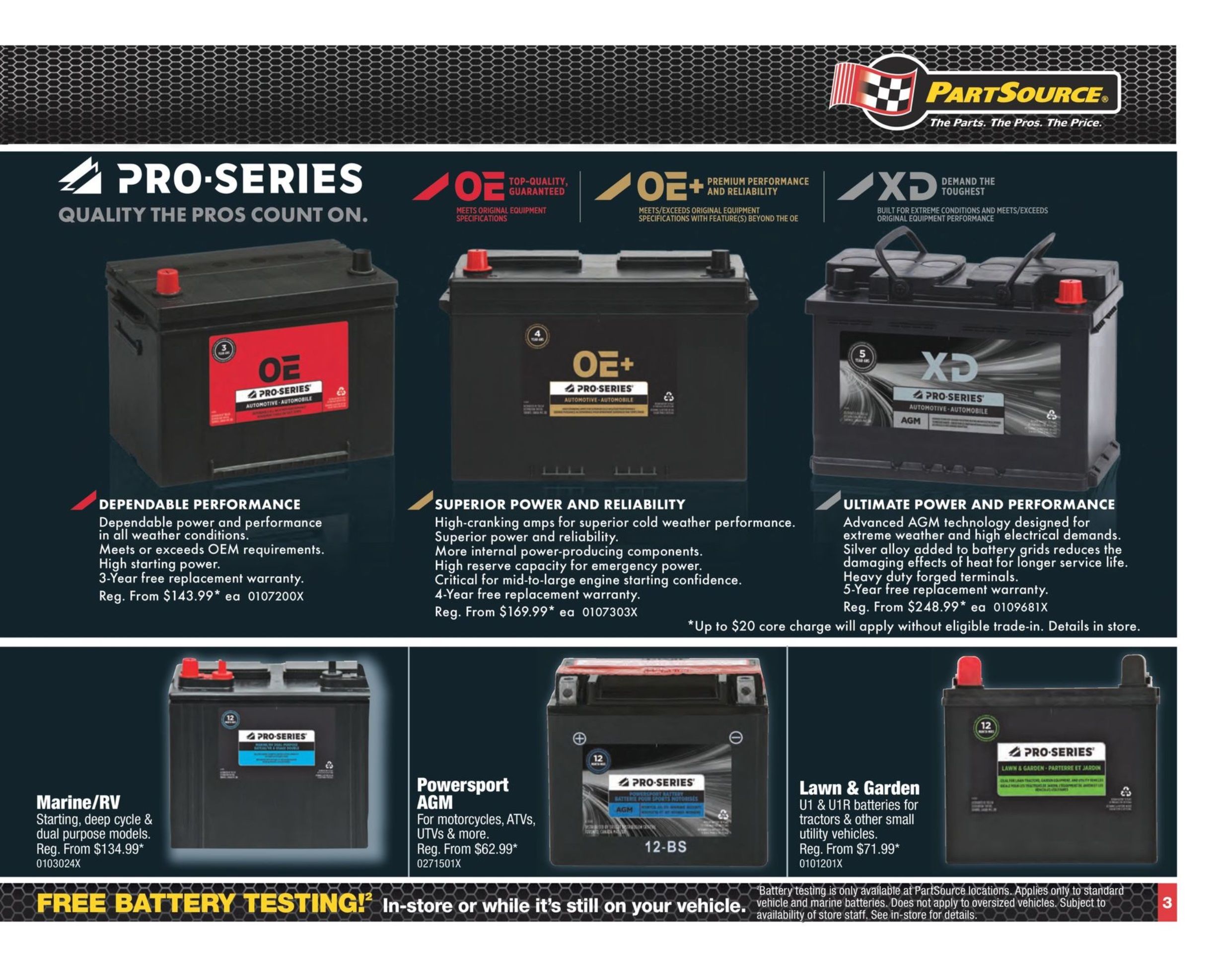 PartSource Flyer October 20 to 25
