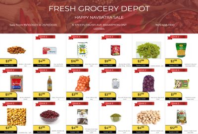 Fresh Grocery Depot Flyer October 19 to 25
