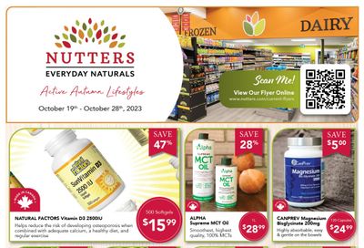 Nutters Everyday Naturals Flyer October 19 to 28