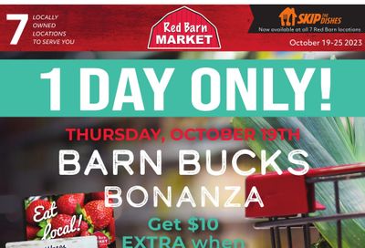 Red Barn Market Flyer October 19 to 25