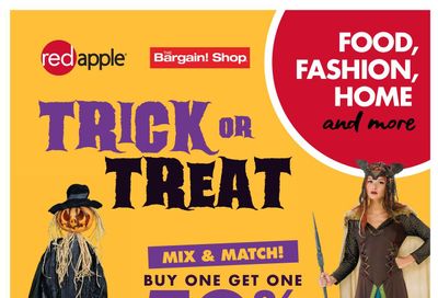The Bargain Shop & Red Apple Stores Flyer October 19 to 25