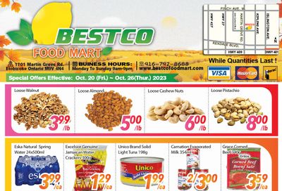 BestCo Food Mart (Etobicoke) Flyer October 20 to 26
