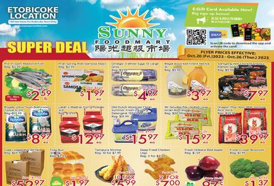 Sunny Foodmart (Etobicoke) Flyer October 20 to 26