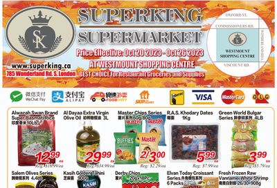 Superking Supermarket (London) Flyer October 20 to 26