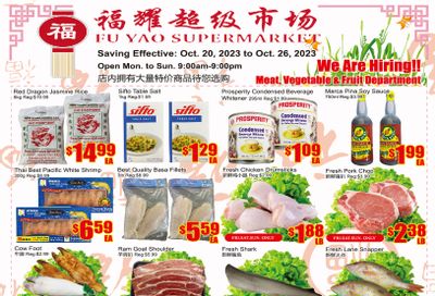 Fu Yao Supermarket Flyer October 20 to 26