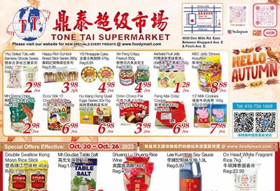 Tone Tai Supermarket Flyer October 20 to 26