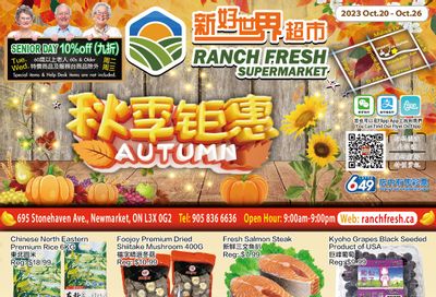 Ranch Fresh Supermarket Flyer October 20 to 26