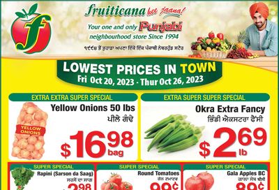 Fruiticana (Kelowna) Flyer October 20 to 26