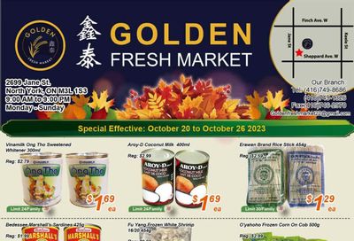 Golden Fresh Market Flyer October 20 to 26