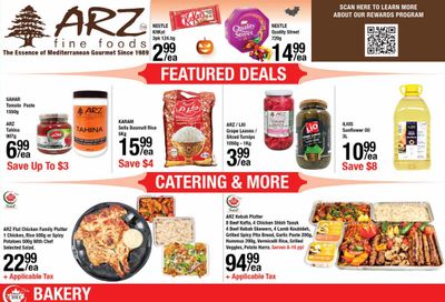 Arz Fine Foods Flyer October 20 to 26