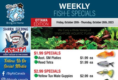 Big Al's (Ottawa East) Weekly Specials October 20 to 26