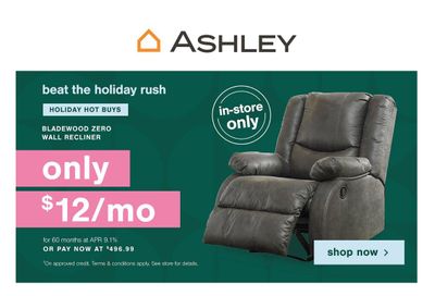 Ashley HomeStore Flyer October 25 to 30