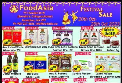 FoodAsia Flyer October 20 to 25