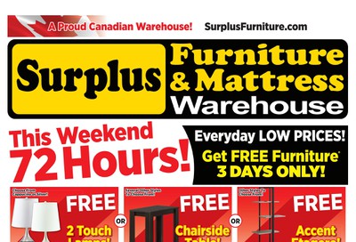 Surplus Furniture & Mattress Warehouse (Winnipeg) Flyer May 19 to 25