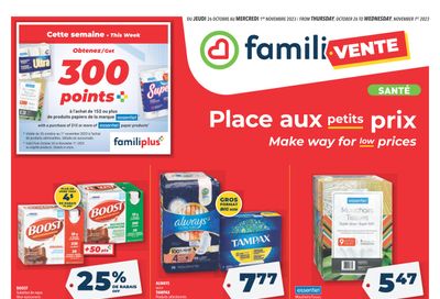 Familiprix Sante Flyer October 26 to November 1