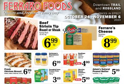 Ferraro Foods Flyer October 24 to November 6
