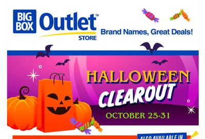 Big Box Outlet Store Flyer October 25 to 31