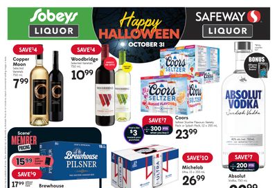 Sobeys/Safeway (AB) Liquor Flyer October 26 to November 1