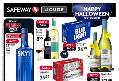 Safeway (BC) Liquor Flyer October 26 to November 1