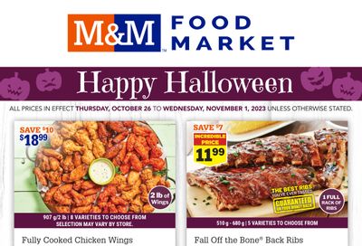 M&M Food Market (Atlantic & West) Flyer October 26 to November 1