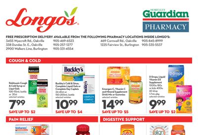 Longo's Pharmacy Flyer October 26 to November 29