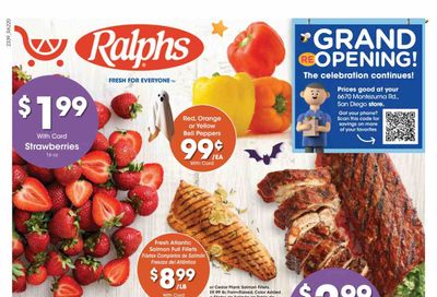 Ralphs (CA) Weekly Ad Flyer Specials October 25 to October 31, 2023