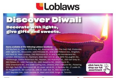 Loblaws (ON) Discover Diwali Flyer October 26 to November 15