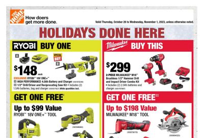 Home Depot (ON) Flyer October 26 to November 1