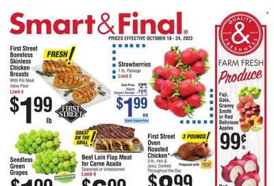Smart & Final Weekly Ad Flyer Specials October 18 to October 24, 2023