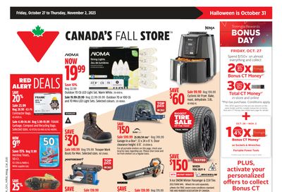 Canadian Tire (Atlantic) Flyer October 27 to November 2