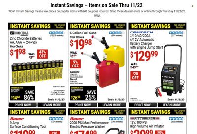 Harbor Freight Weekly Ad Flyer Specials October 17 to November 2, 2023