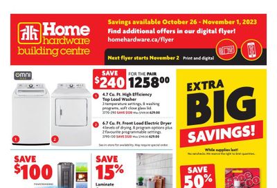 Home Hardware Building Centre (ON) Flyer October 26 to November 1