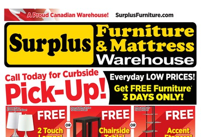 Surplus Furniture & Mattress Warehouse (Charlottetown) Flyer May 19 to 25