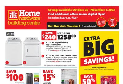 Home Hardware Building Centre (AB) Flyer October 26 to November 1