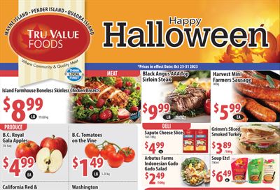 Tru Value Foods Flyer October 25 to 31