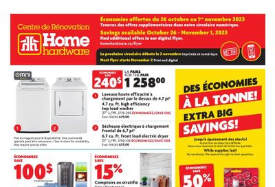 Home Hardware Building Centre (QC) Flyer October 26 to November 1