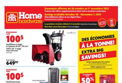 Home Hardware (QC) Flyer October 26 to November 1