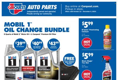 Carquest Weekly Ad Flyer Specials October 12 to December 6, 2023