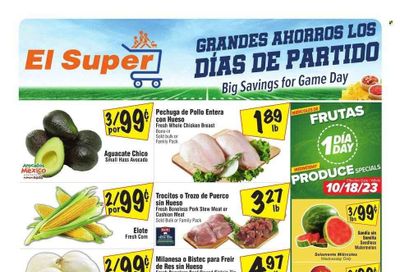 El Super (CA) Weekly Ad Flyer Specials October 18 to October 24, 2023